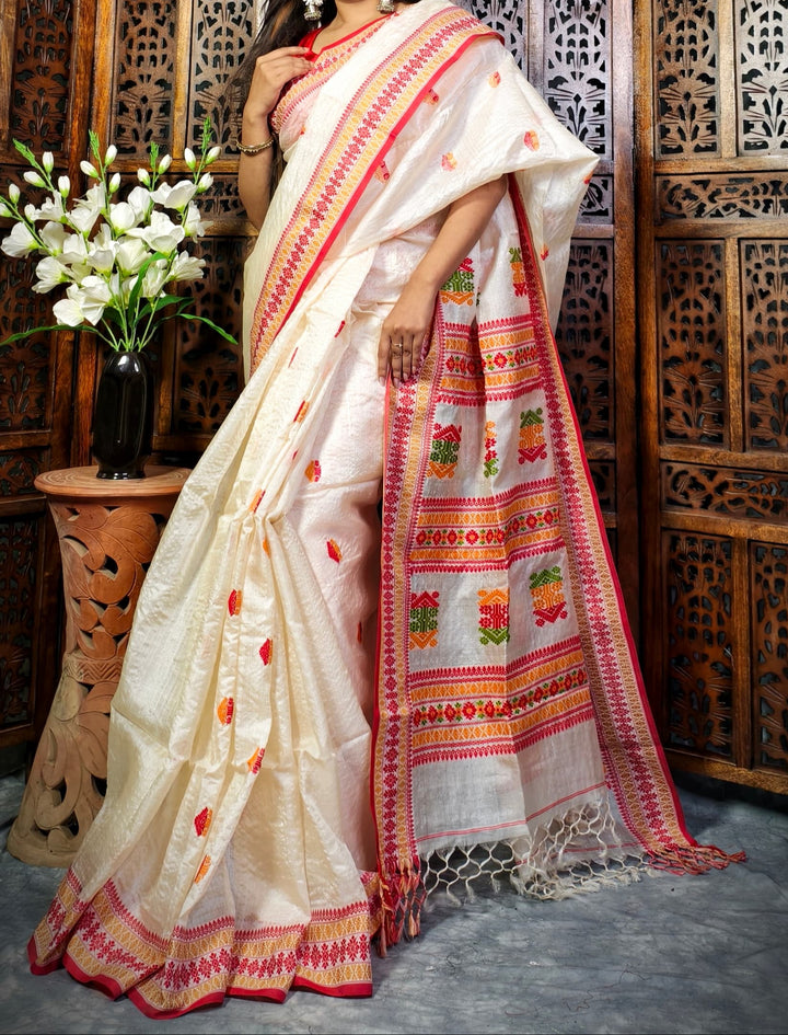 Meghmala  Gacchi Tussar Saree