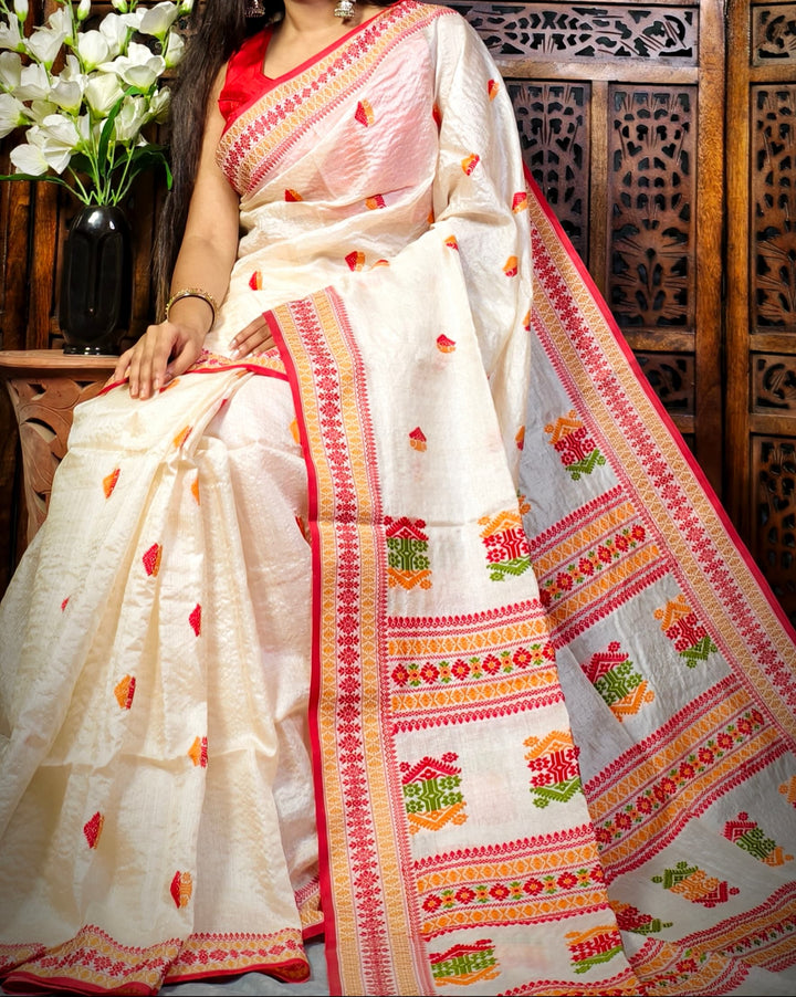 Meghmala  Gacchi Tussar Saree