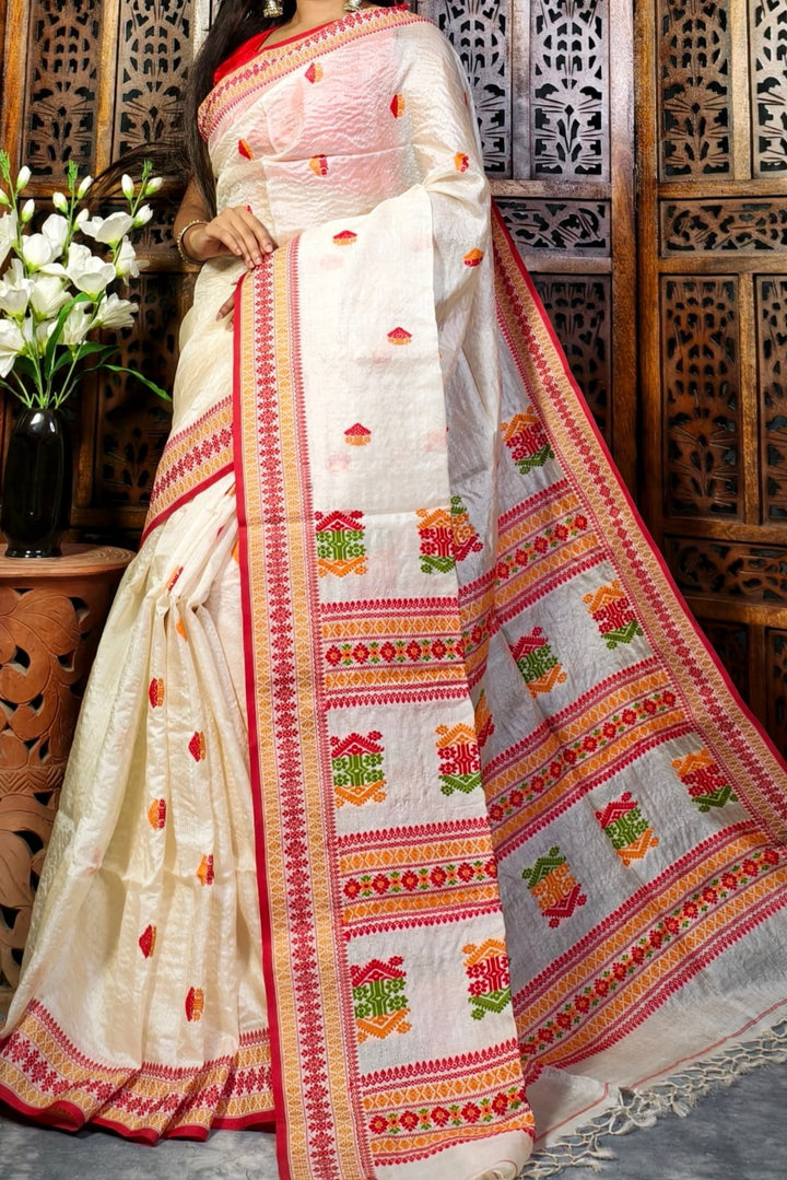 Meghmala  Gacchi Tussar Saree
