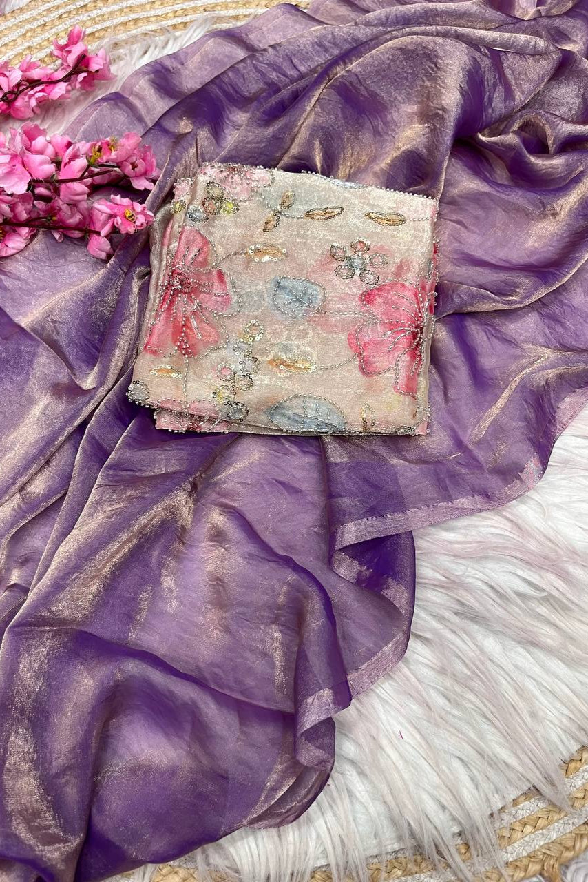 River’s Fairytale Fancy Silk Saree