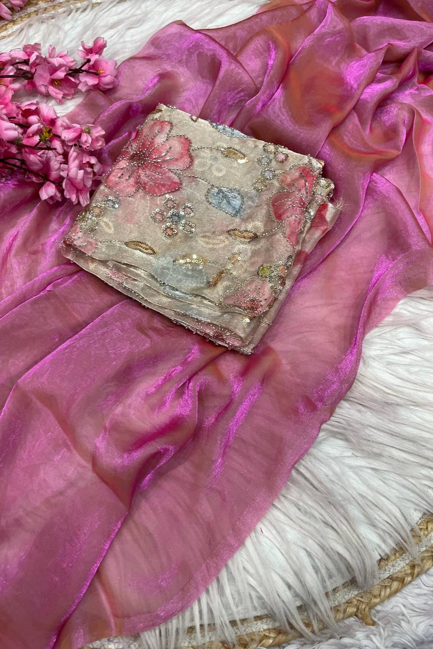 River’s Fairytale Fancy Silk Saree
