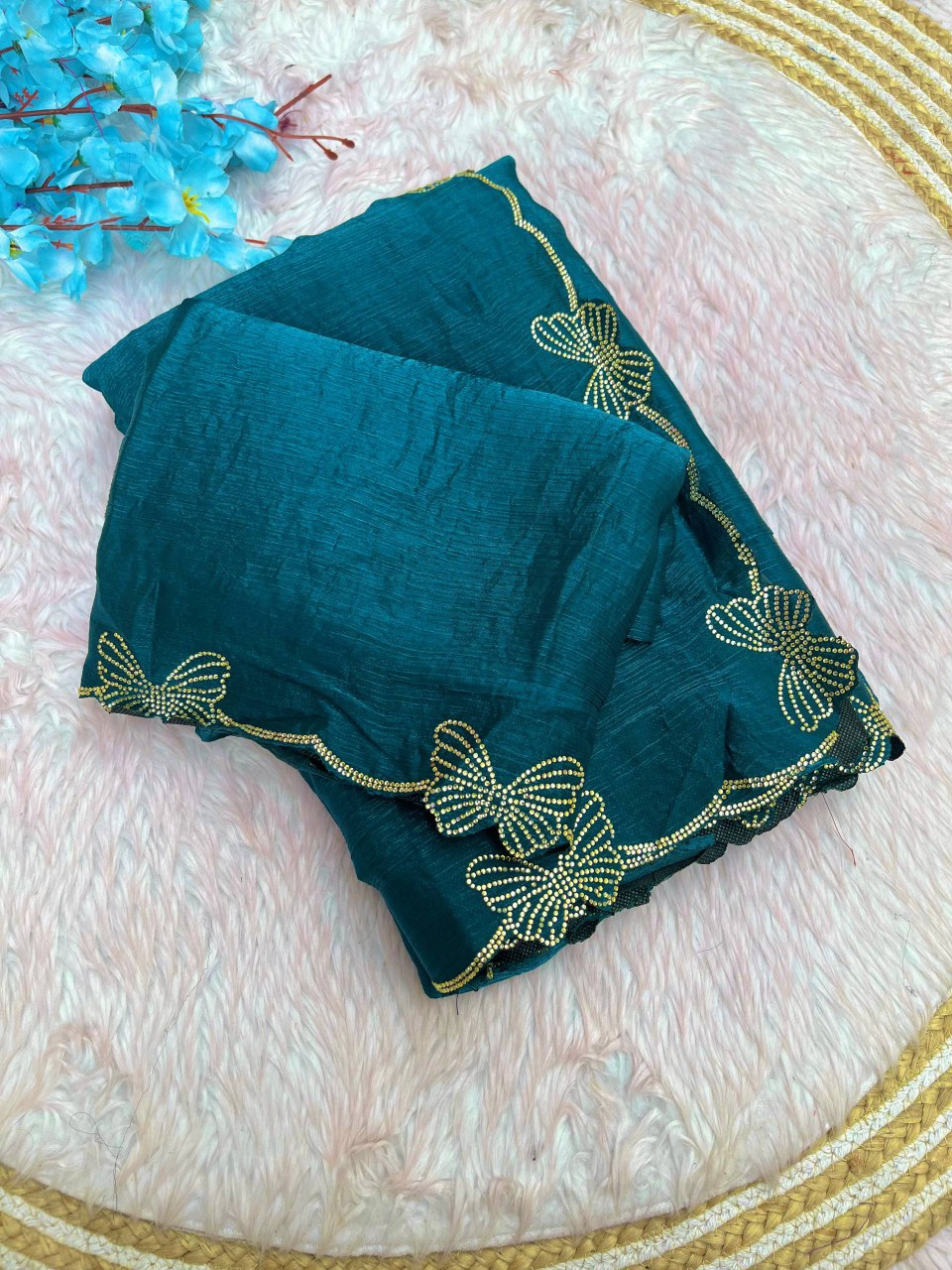Butterfly Fendy Chiffon Silk Saree