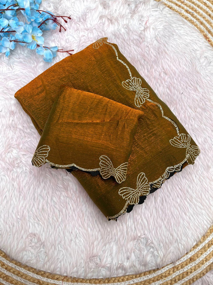 Butterfly Fendy Chiffon Silk Saree