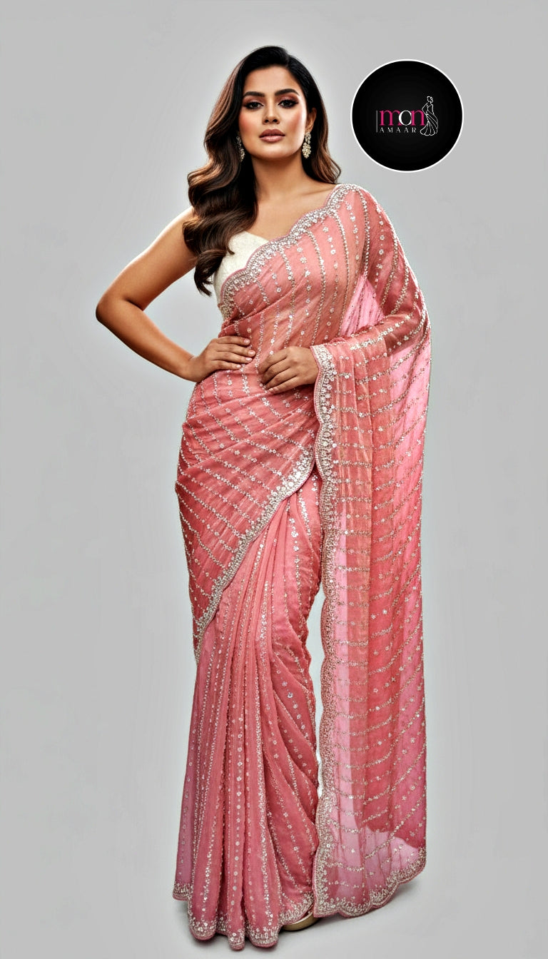 Believe In Yourself  Fancy Silk Saree