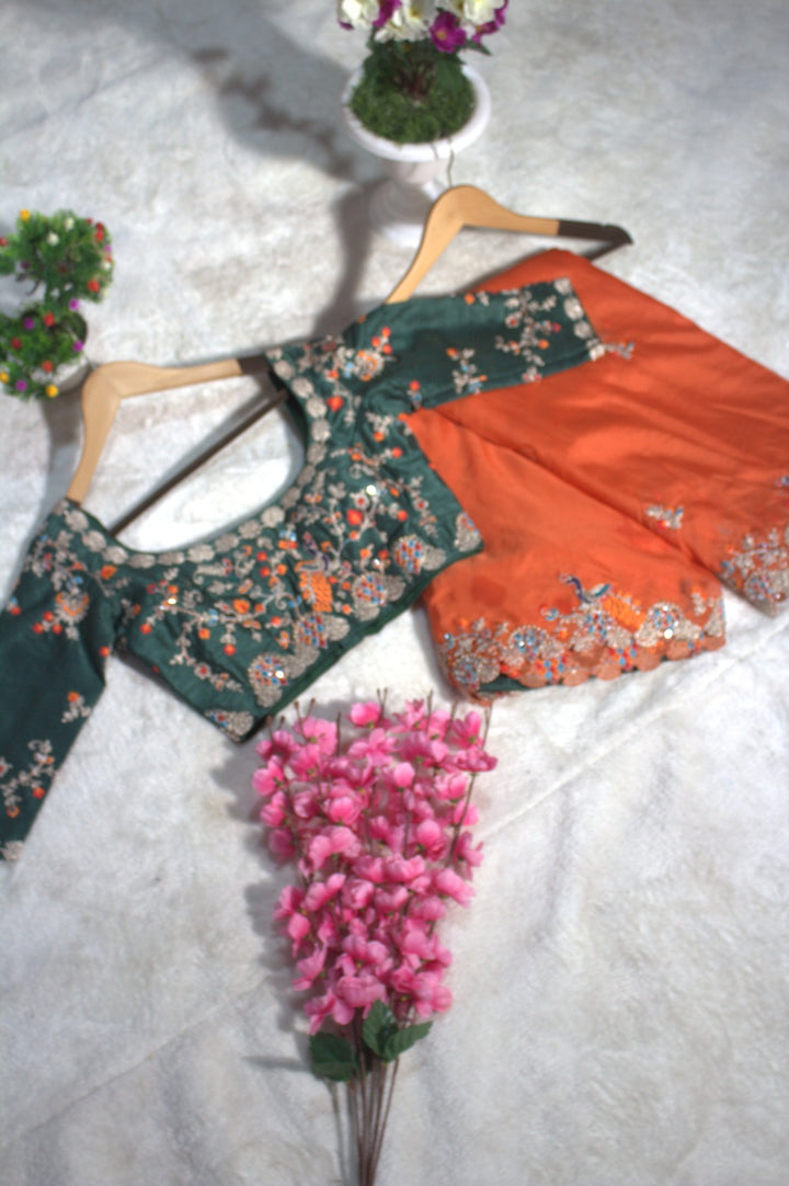 Spring Jasmine Organza Saree