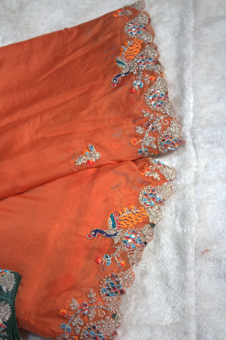 Spring Jasmine Organza Saree