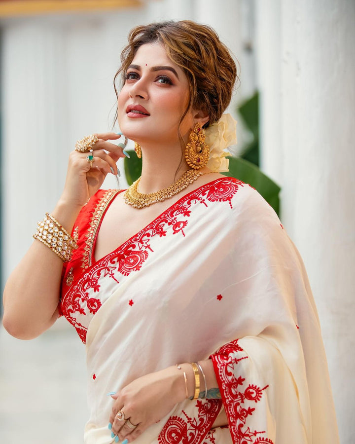 Actress Srabanti Special Rangoli Silk Saree
