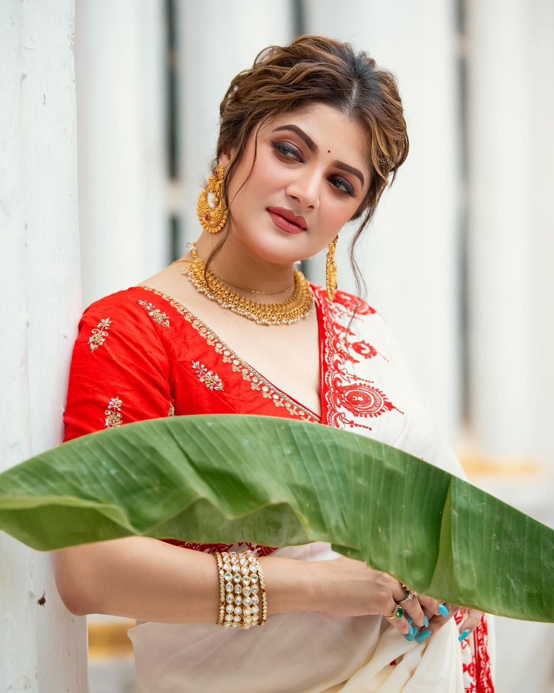 Actress Srabanti Special Rangoli Silk Saree