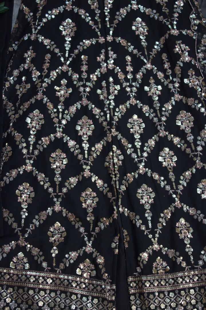 Shyahi Rang Georgette Kurti