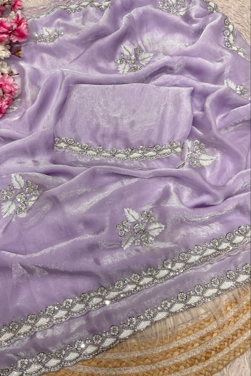 Starloom Fancy Satin Silk Saree