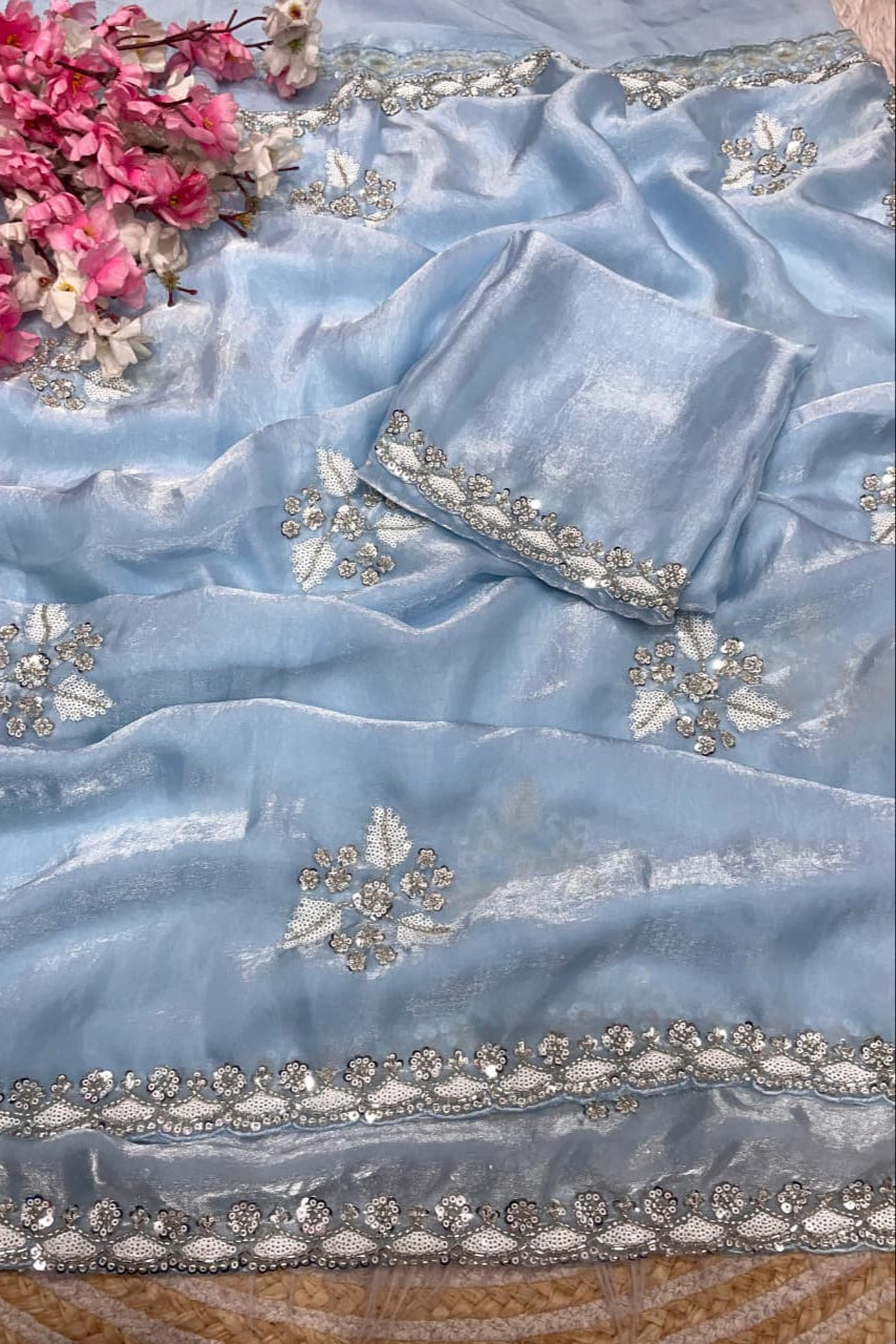 Starloom Fancy Satin Silk Saree
