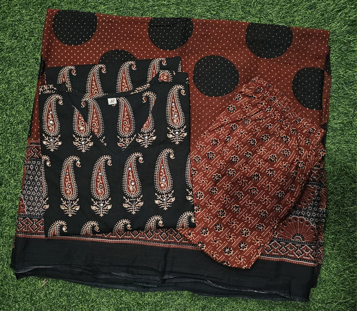 The Meadow Flower Cotton Kurti Set