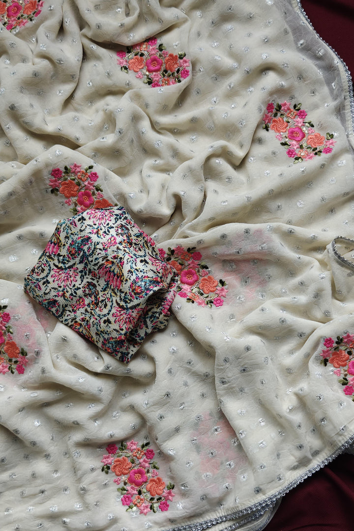 Tokyo Twist Chiffon Georgette Saree