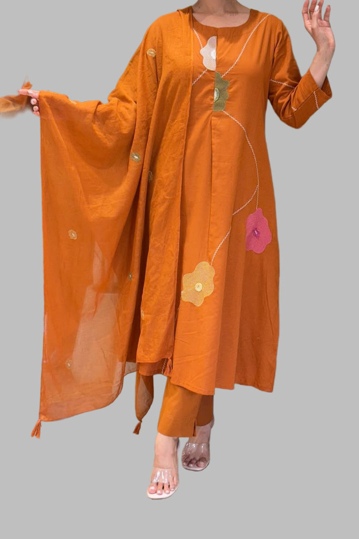 My Jasmine Cotton Kurti Set