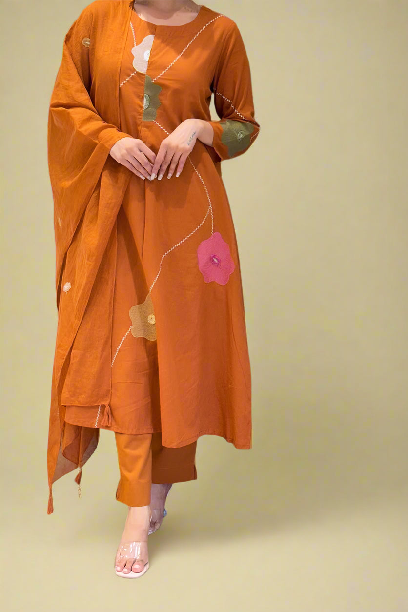 My Jasmine Cotton Kurti Set