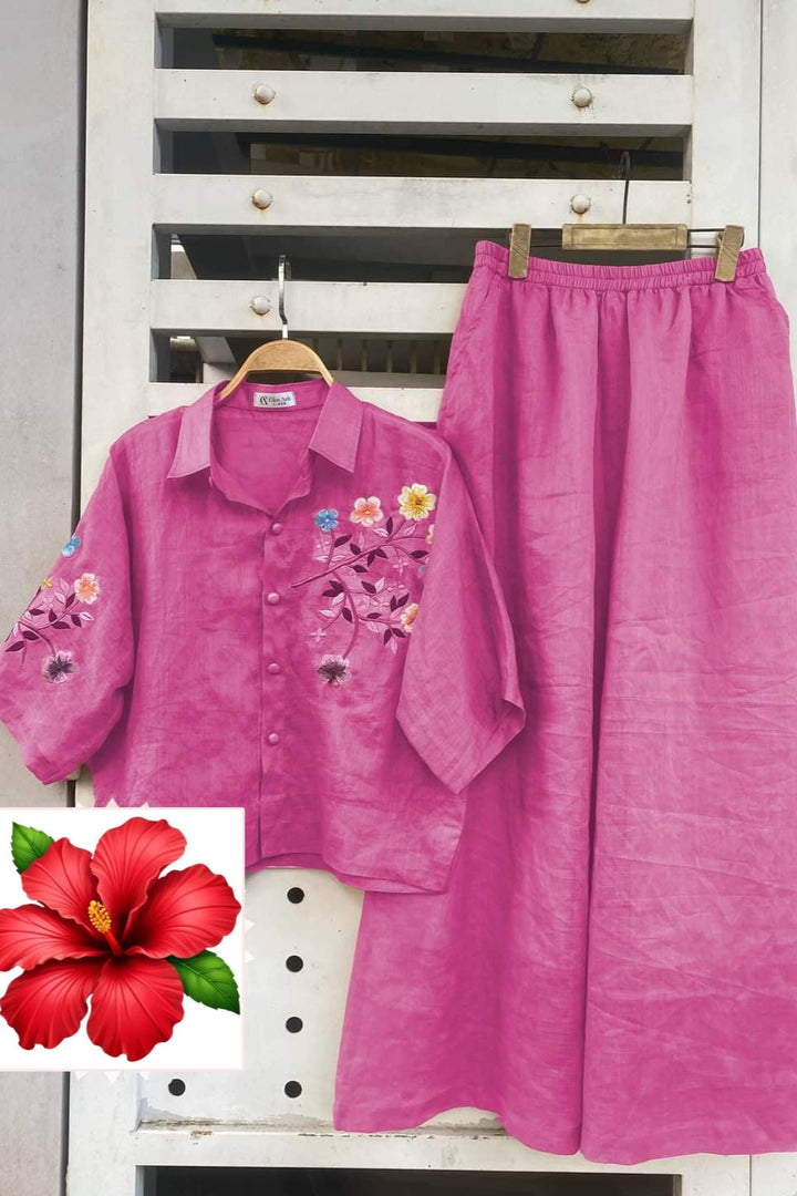 Aurora Glow Cotton Coord Set