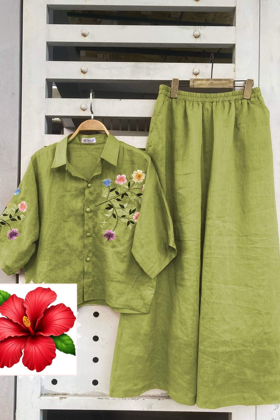 Aurora Glow Cotton Coord Set