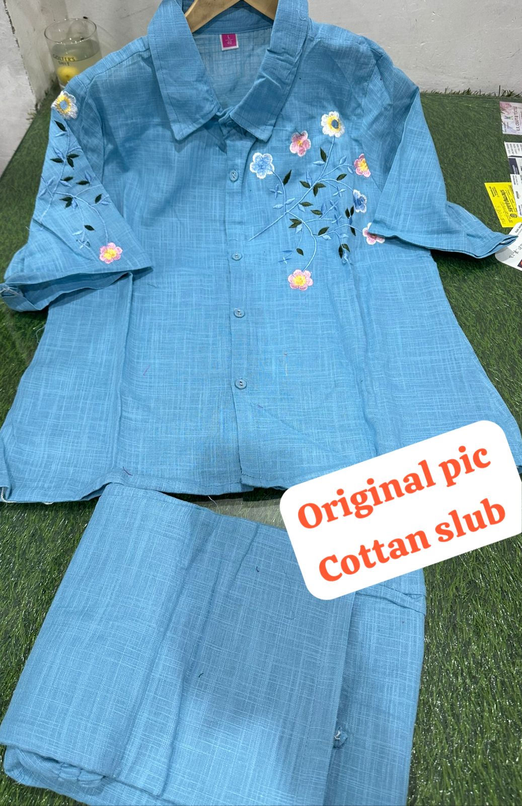 Aurora Glow Cotton Coord Set