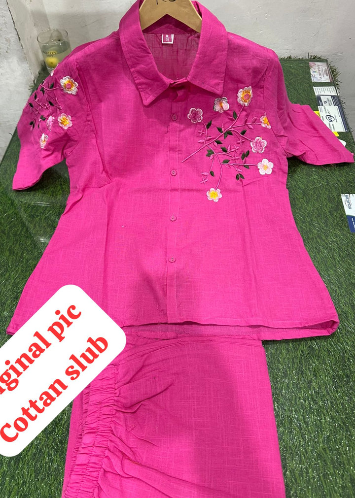 Aurora Glow Cotton Coord Set