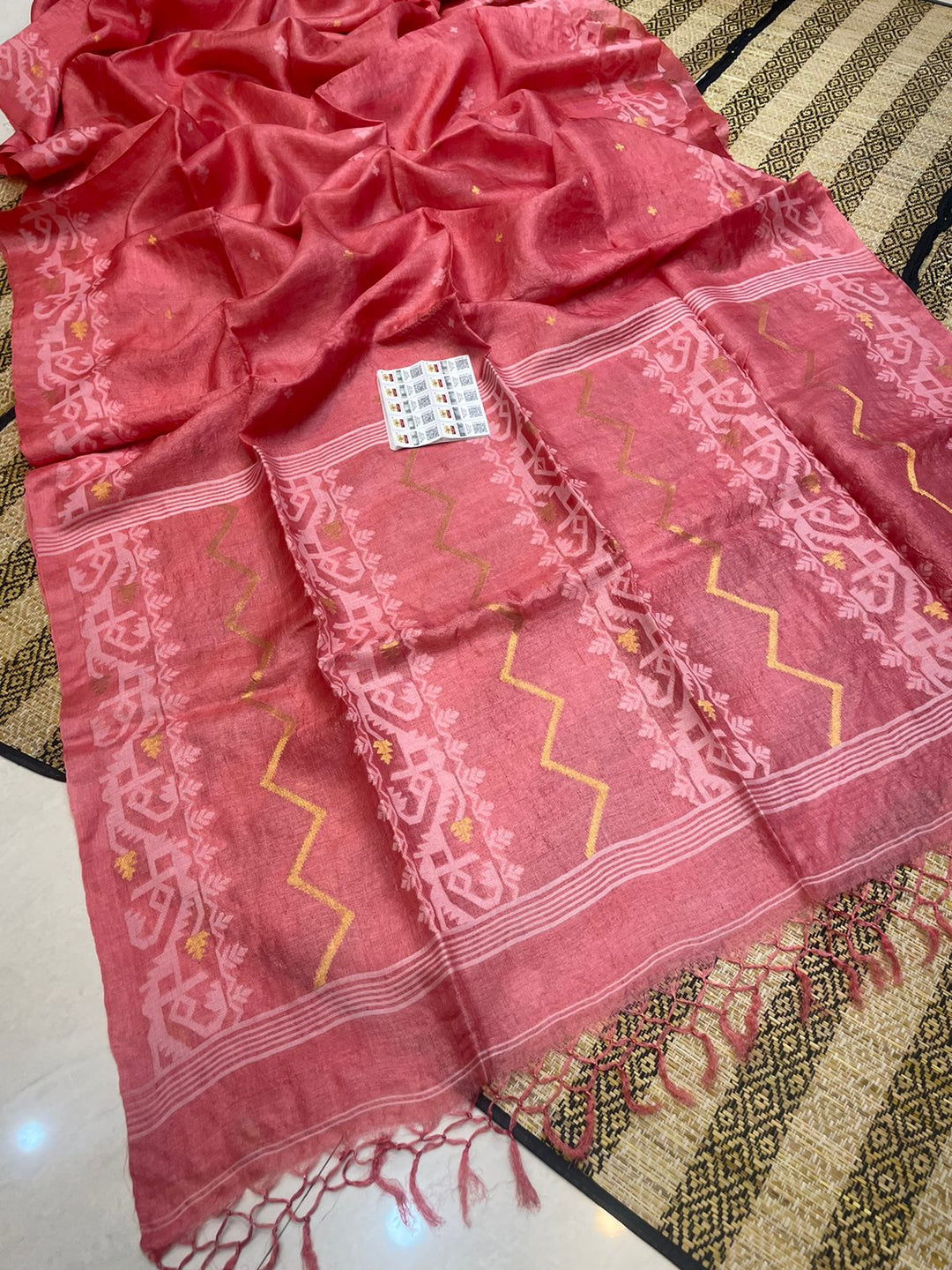 Prokritir Raga Gachi Tussar Saree