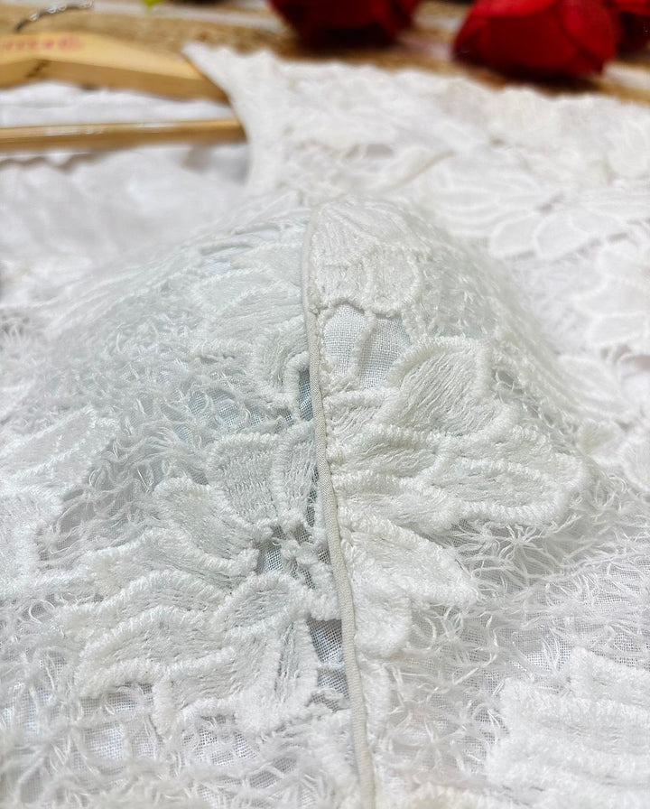 Crochéa - White Crochet  Blouse