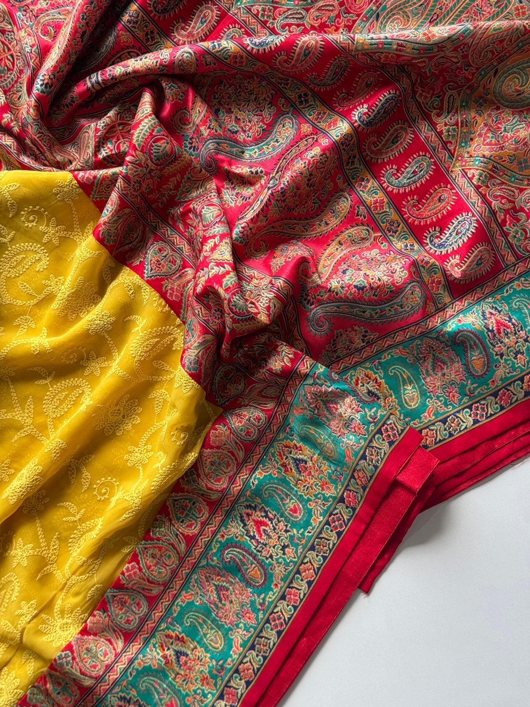 Heavenly Hues Pashmina Georgette Saree