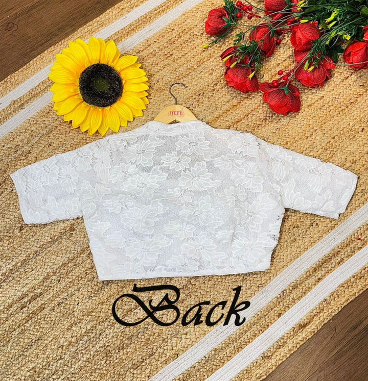 Crochéa - White Crochet  Blouse