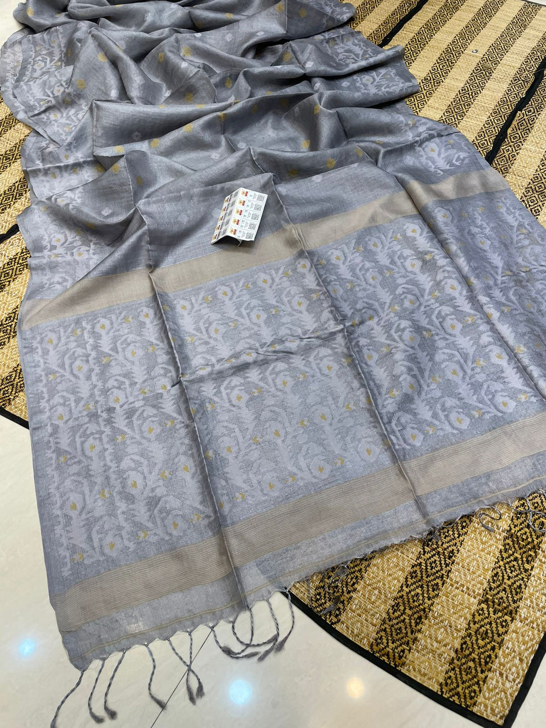 Amar Malati Gacchi Tussar Jamdani Saree