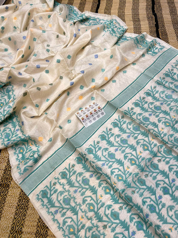 Amar Malati Gacchi Tussar Jamdani Saree