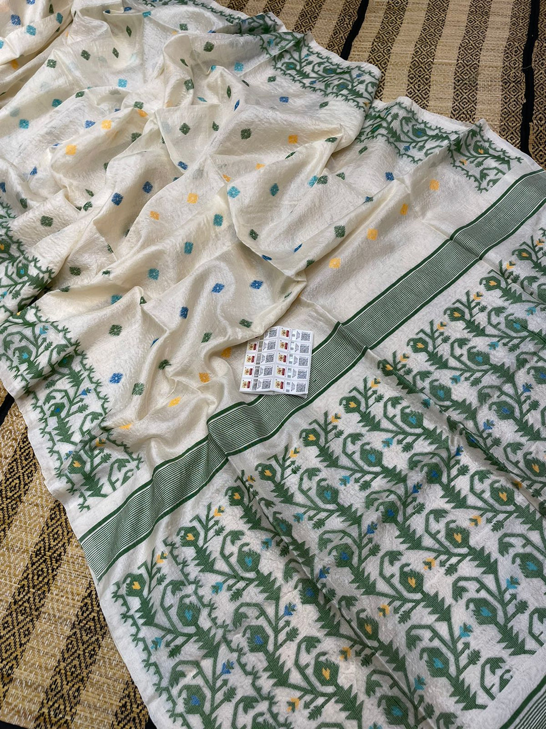 Amar Malati Gacchi Tussar Jamdani Saree