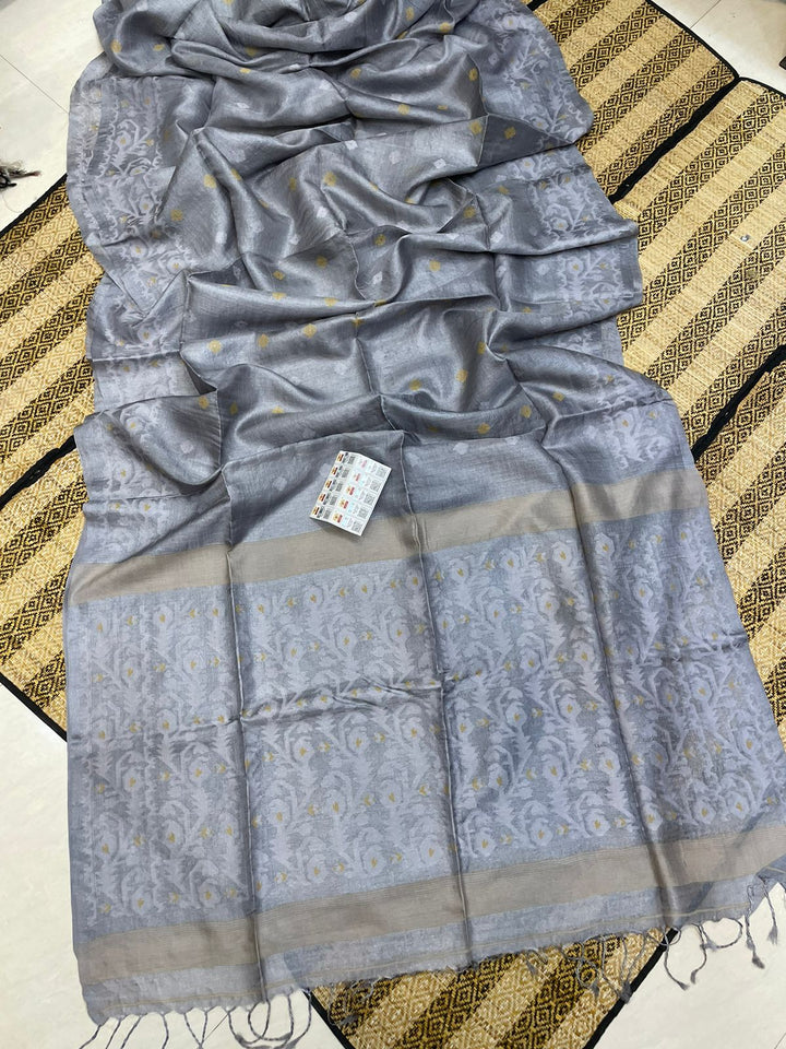 Amar Malati Gacchi Tussar Jamdani Saree