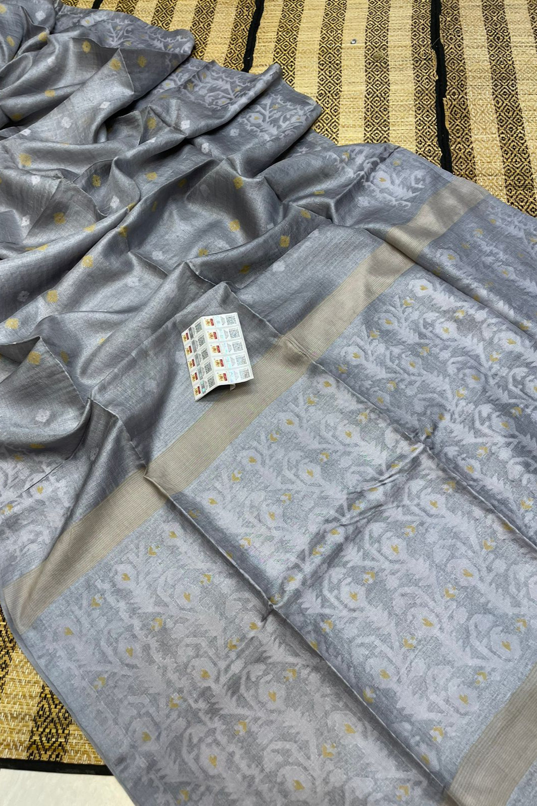 Amar Malati Gacchi Tussar Jamdani Saree