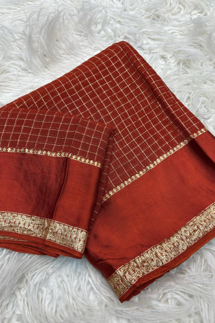 Hello Shine Georgette Silk Saree