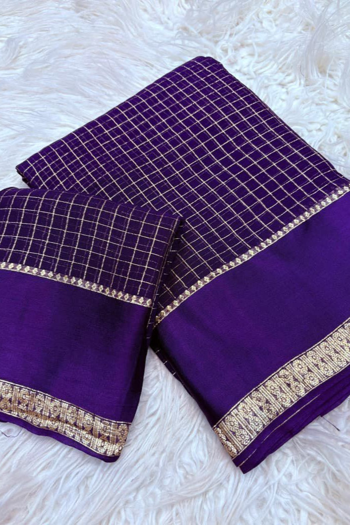 Hello Shine Georgette Silk Saree