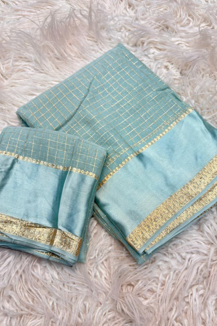 Hello Shine Georgette Silk Saree