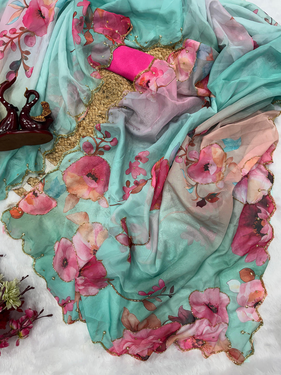 Flower Of The Heart Fancy Silk Saree