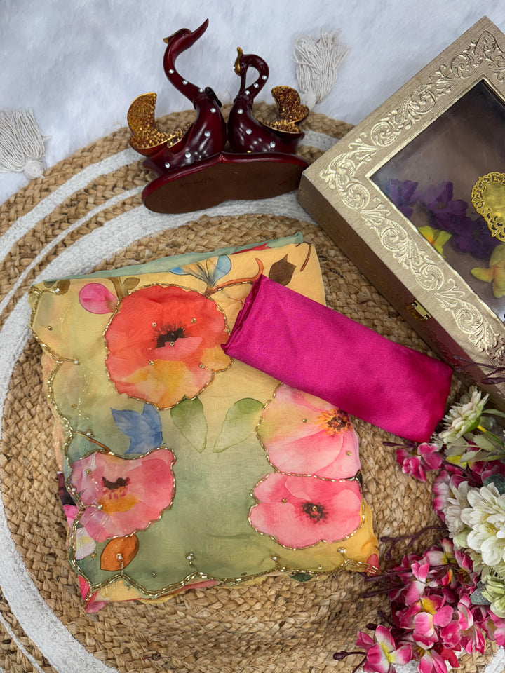 Flower Of The Heart Fancy Silk Saree