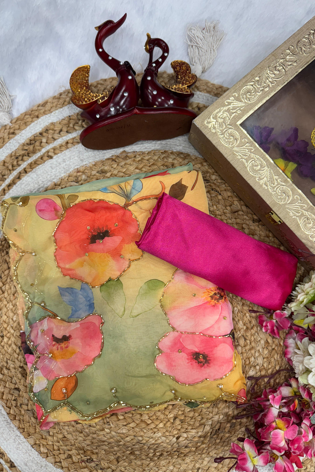 Flower Of The Heart Fancy Silk Saree