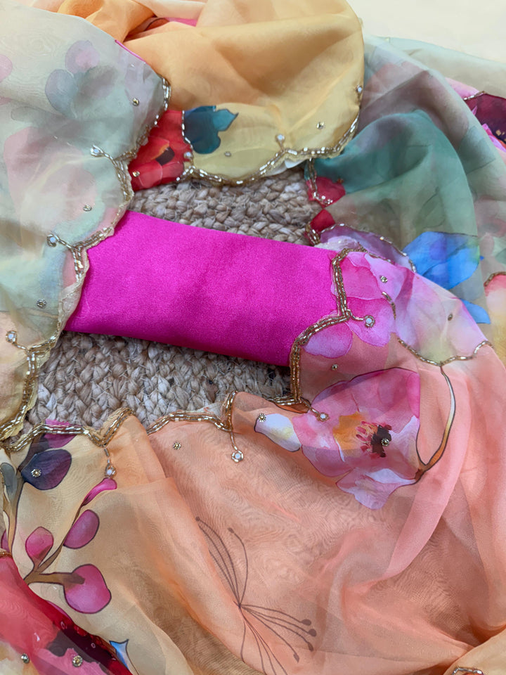 Flower Of The Heart Fancy Silk Saree