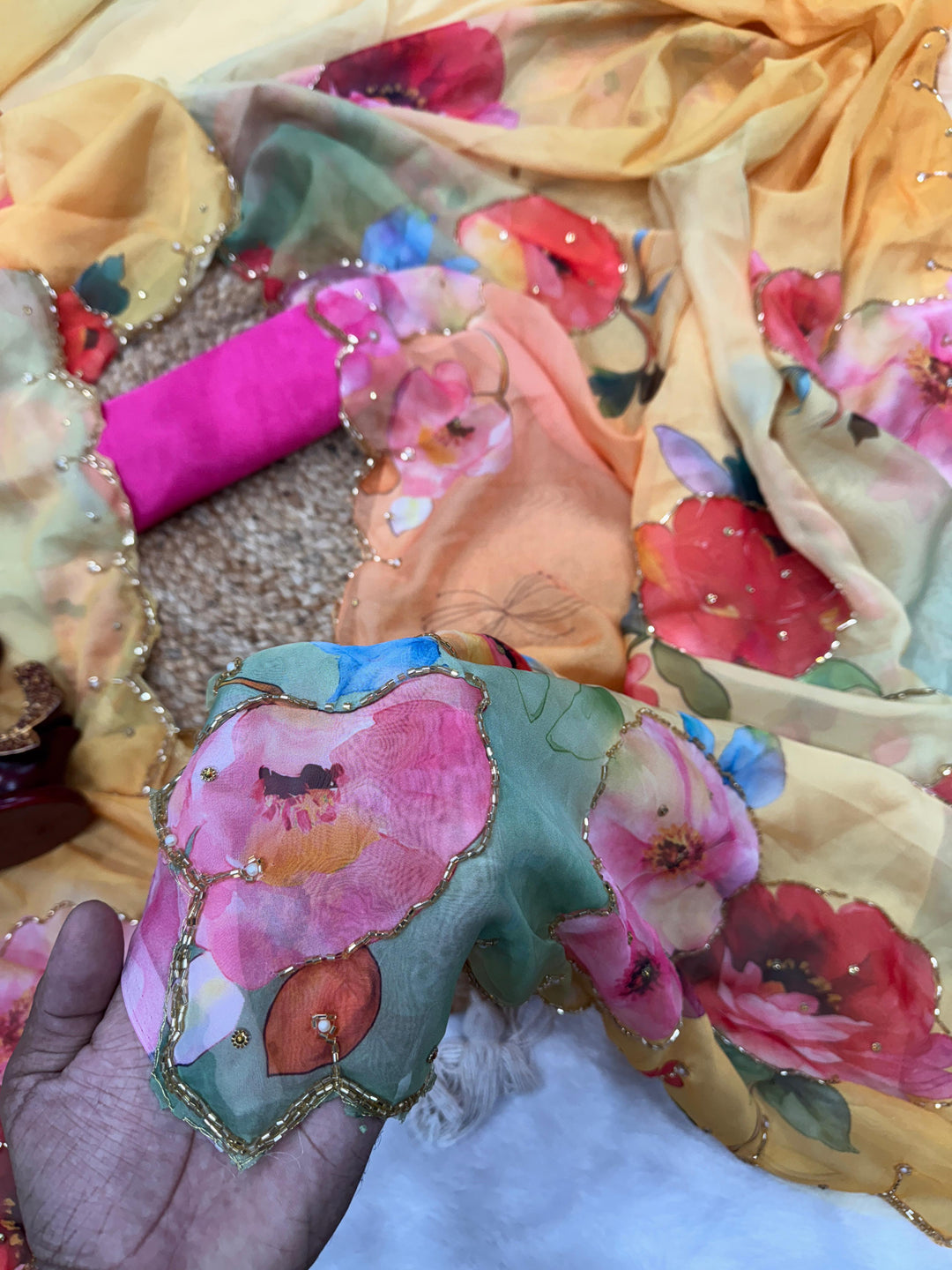 Flower Of The Heart Fancy Silk Saree