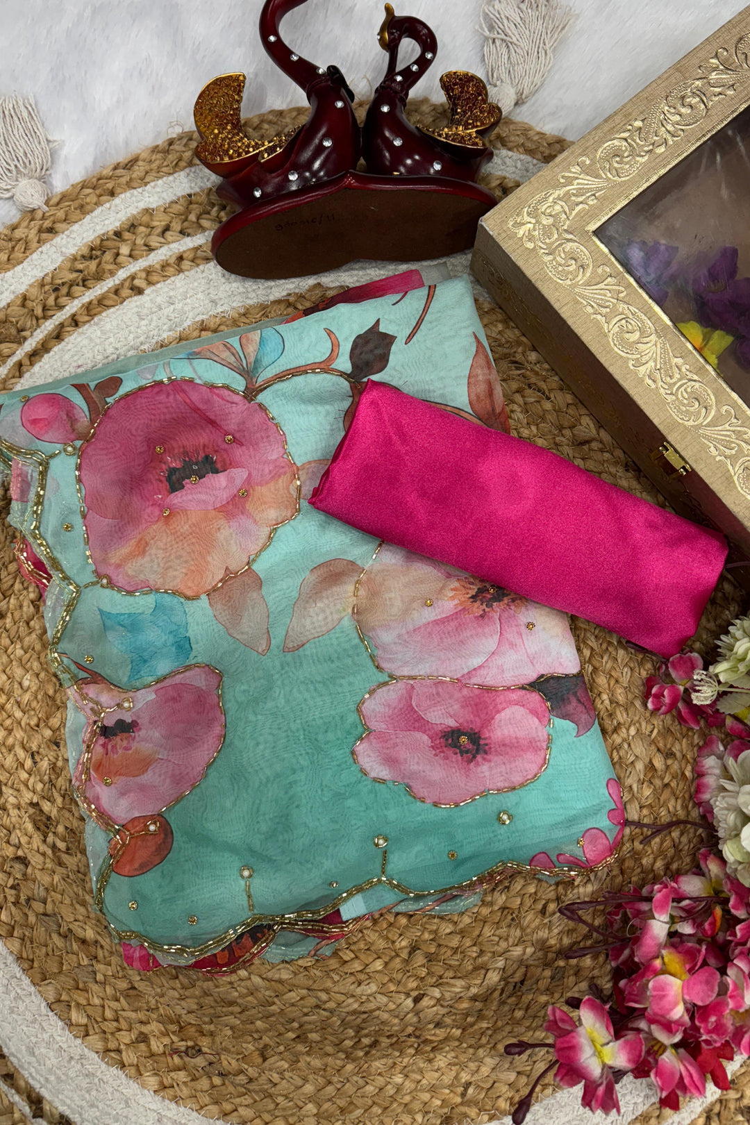 Flower Of The Heart Fancy Silk Saree