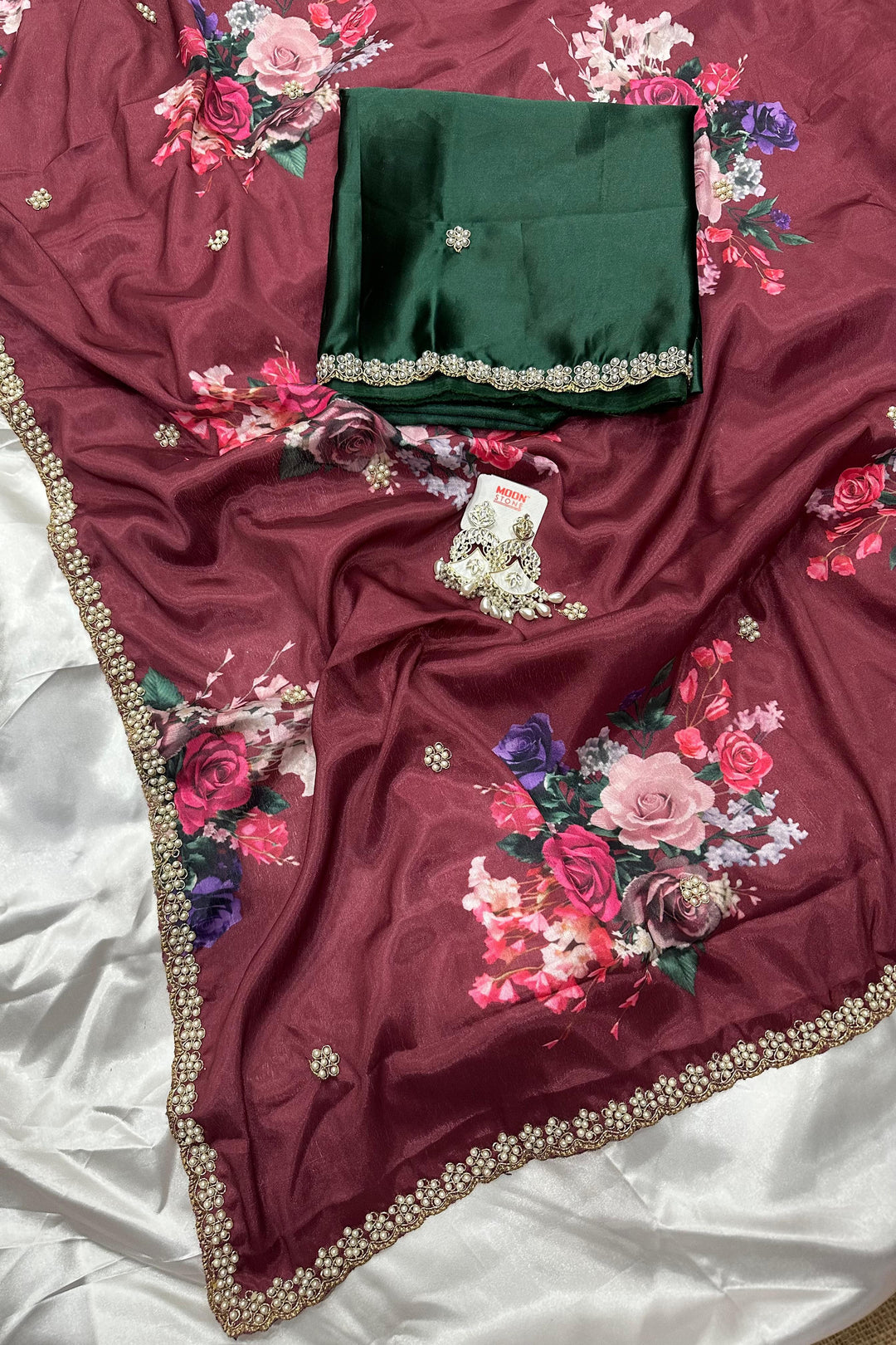 Dazzle Dance Chinnon Silk Saree