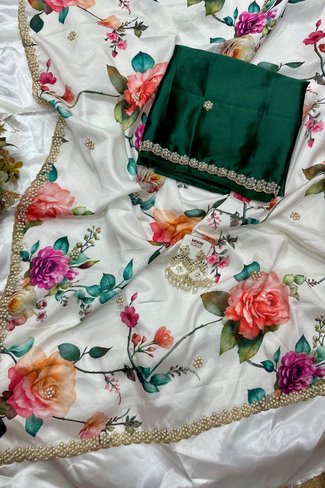 Dazzle Dance Chinnon Silk Saree