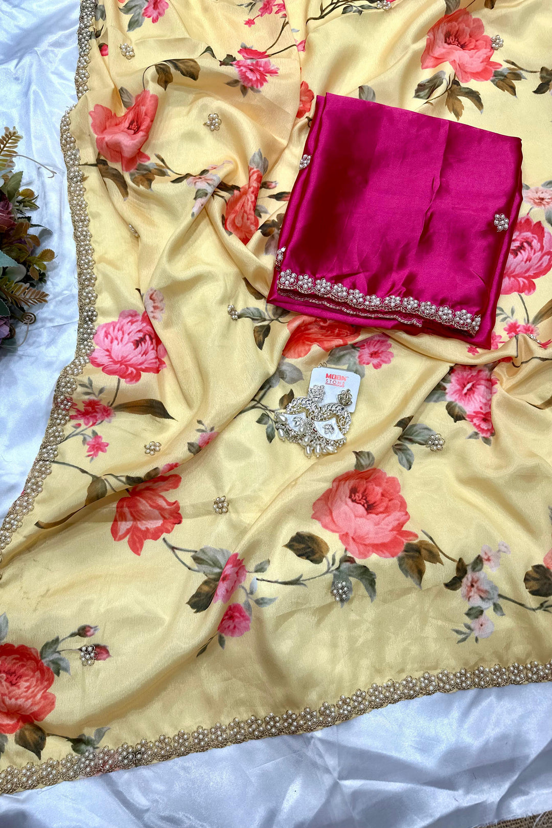 Dazzle Dance Chinnon Silk Saree