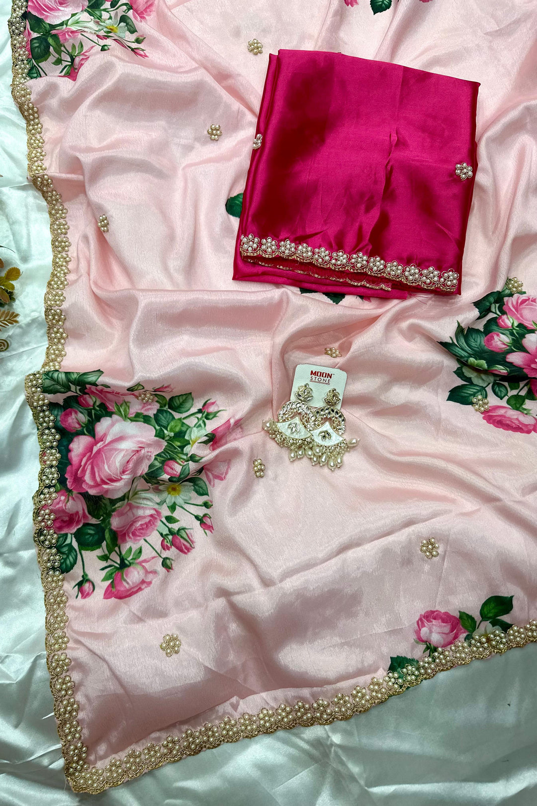 Dazzle Dance Chinnon Silk Saree