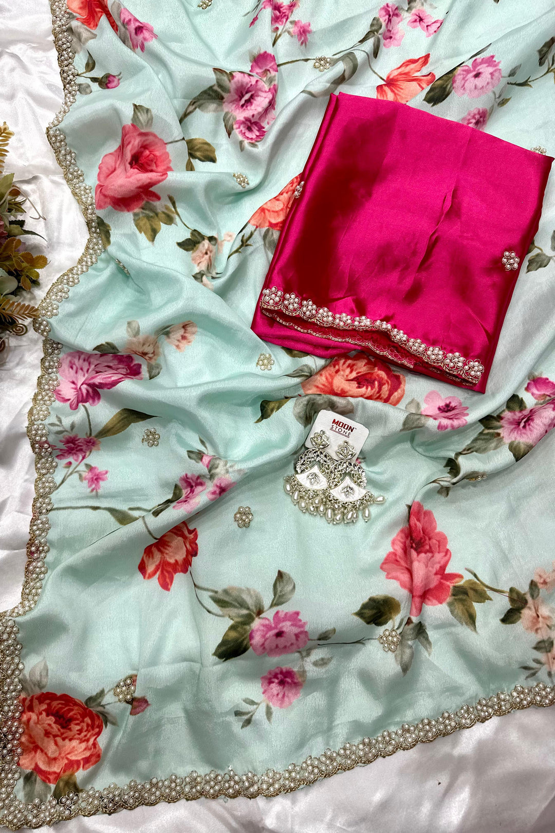 Dazzle Dance Chinnon Silk Saree