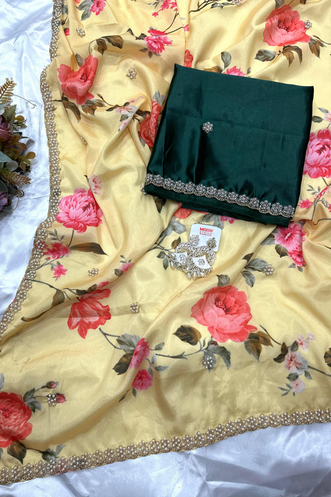 Dazzle Dance Chinnon Silk Saree