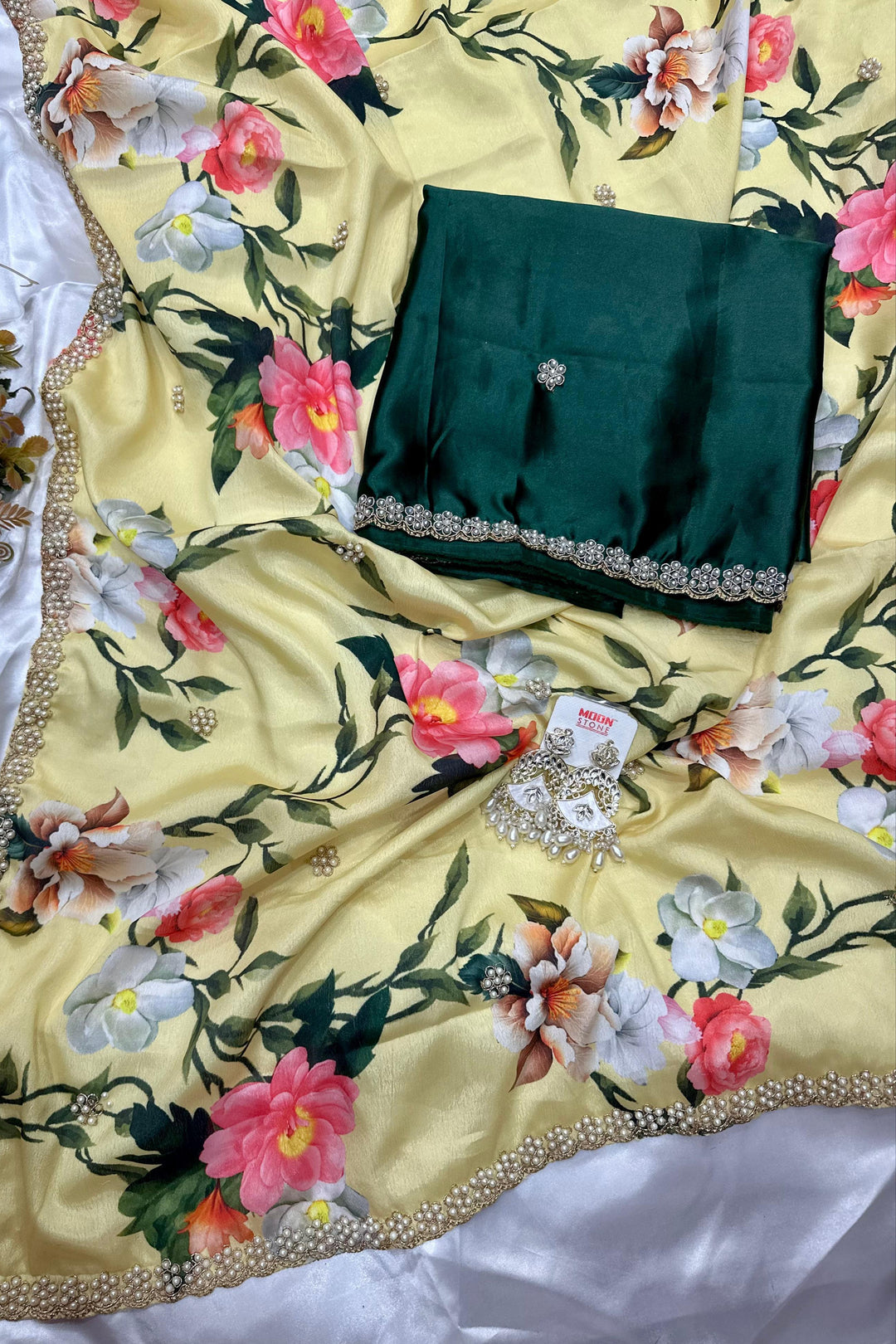 Dazzle Dance Chinnon Silk Saree