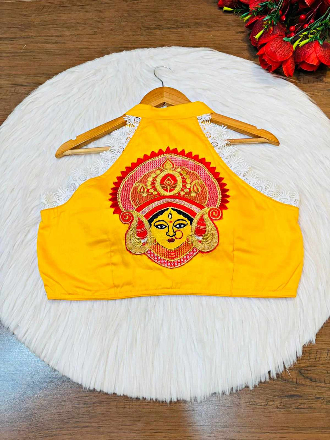 Pushpanjali (পুষ্পাঞ্জলি) Designer Blouse For Durga Puja