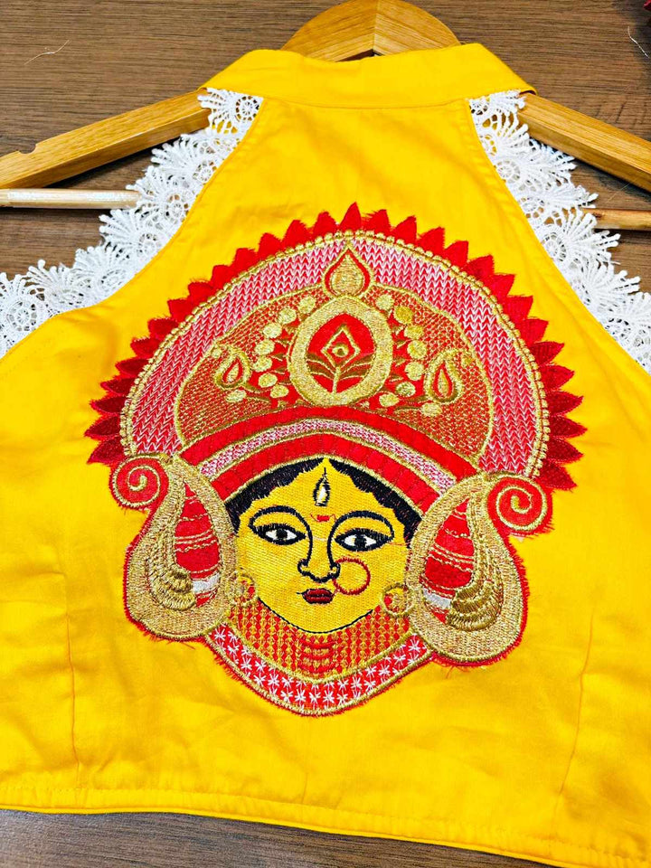 Pushpanjali (পুষ্পাঞ্জলি) Designer Blouse For Durga Puja